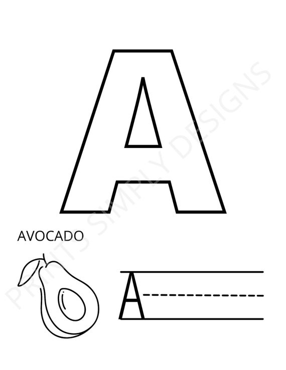 U for utensils coloring page with handwriting practice  Alphabet coloring  pages, Alphabet coloring, Kids handwriting practice