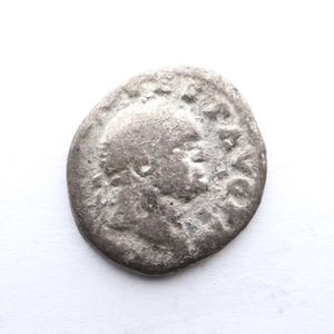 Emperor Vespasian 69-79 Silver coin PAX seated |Builder of the Colosseum| Authentic Roman coin|Ancient artifact|History Gift
