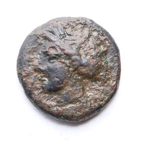 Carthago, Carthage 300-264 BC very rare|Antique real genuine Greek coin|Roman greek art|Bronze Greek coin|Punic wars