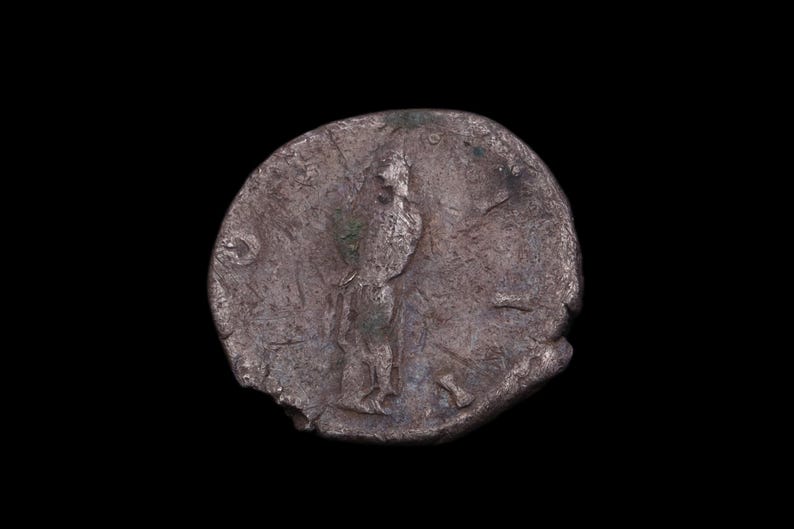 ハドリアヌス帝 117-138AD デナリウス銀貨 | 本物のローマコイン | 古代遺物 | 歴史ギフト 画像 2