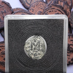 Moeda Bizantina Antiga Bronze|Qualidade|Artefato do Império Bizantino|Moeda Bizantina Autêntica|Arte Grega Romana|1200+ anos|Constantinopla