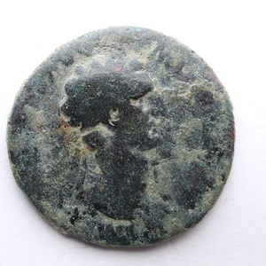 Emperor Nerva 96-98AD bronze coin|Authentic Roman coin|Ancient artifact|History Gift RARE EMPEROR