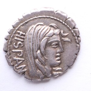 Postumius Albinus 81 BC Silver coin RARE|Roman Republic Denarius|Authentic Roman coin|Ancient artifact|History Gift