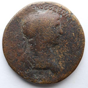 Emperor Trajan 98-117AD SESTERTIUS coin|LARGE COIN|Authentic Roman coin|Ancient artifact|History Gift