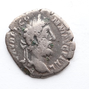 Emperor Commodus 177-192AD Silver coin Denarius|Authentic Roman coin|Ancient artifact|History gift.