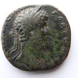 Emperor Lucius Verus 161-169AD SESTERTIUS coin|LARGE COIN|Authentic Roman coin|Ancient artifact|History Gift