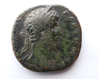 Emperor Lucius Verus 161-169AD SESTERTIUS coin|LARGE COIN|Authentic Roman coin|Ancient artifact|History Gift