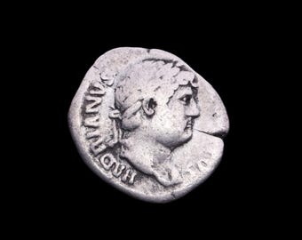 ハドリアヌス帝 117-138AD デナリウス銀貨 | 本物のローマコイン | 古代遺物 | 歴史ギフト