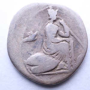 SENATOR 115-114 BC Silver coin RARE|Roman Republic Denarius|Authentic Roman coin|Ancient artifact|History Gift