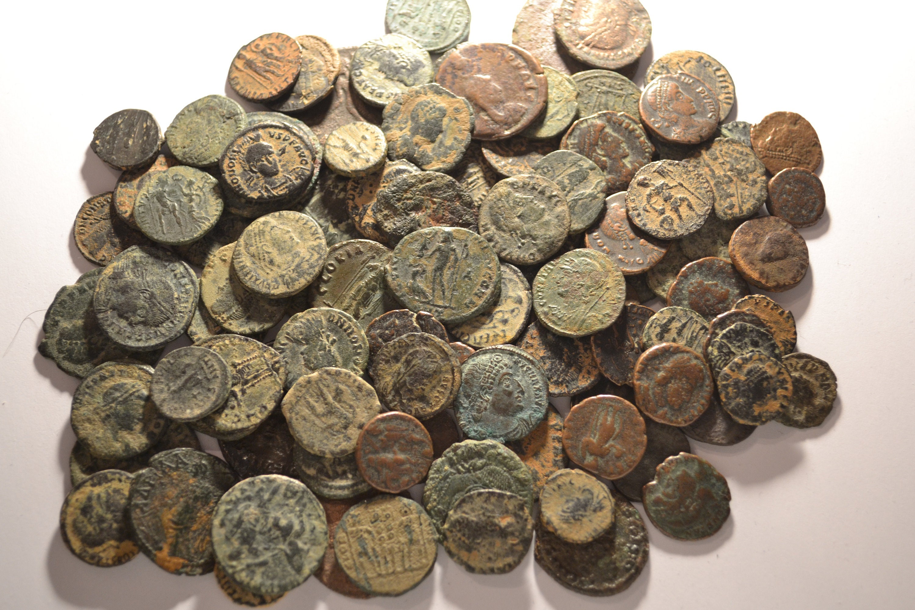 Bulk Lot 10 Roman Coins|quality|roman Empire Artifact (100