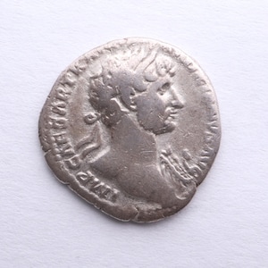 Emperor Hadrian 117-138AD Silver coin Denarius|Authentic Roman coin|Ancient artifact|History Gift