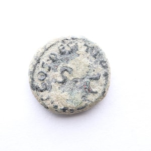 Keizer Claudius 41-51 AD Bronzen munt Quadrans|Authentieke Romeinse munt|Oud artefact|Geschiedeniscadeau ZELDZAME munt van een zeldzame keizer
