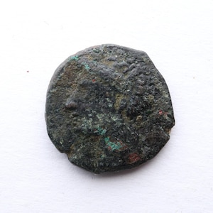 Carthago, Carthage 400-350 BC very rare|Antique real genuine Greek coin|Roman greek art|Bronze Greek coin|Punic wars