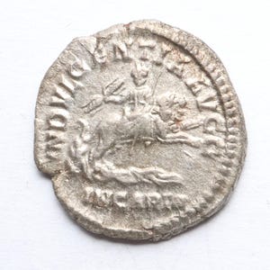Caracalla 198-211AD Denarius silver|Antique real genuine Roman coin|Roman greek art|Gladiator 2 emperor| VERY RARE LION