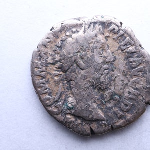 Emperor Commodus 177-192AD Silver coin Denarius|Authentic Roman coin|Ancient artifact|History gift.