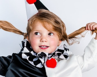 Black and white Harlequin COLLAR ONLY