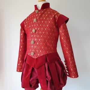 Historical Renaissance Tudor Costume with doublet and breeches