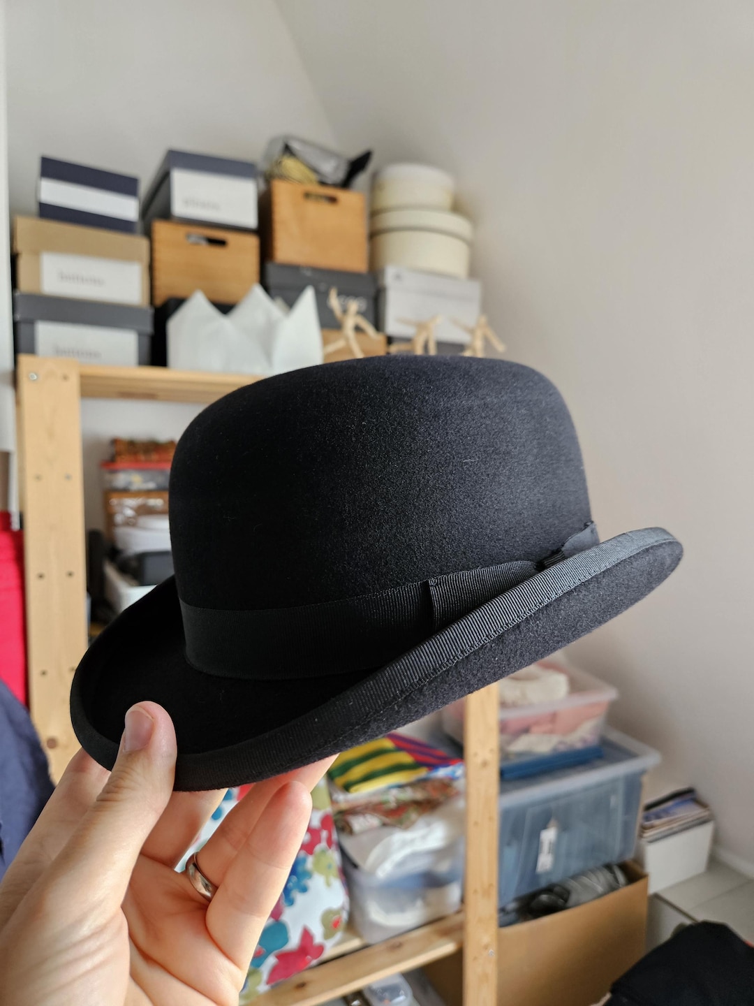 Charlie Chaplin or Magritte Adult or Children Bowler Hat