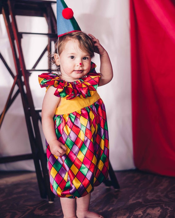 Toddler Clown Costume Purple Toddler Clown Costume Purple
