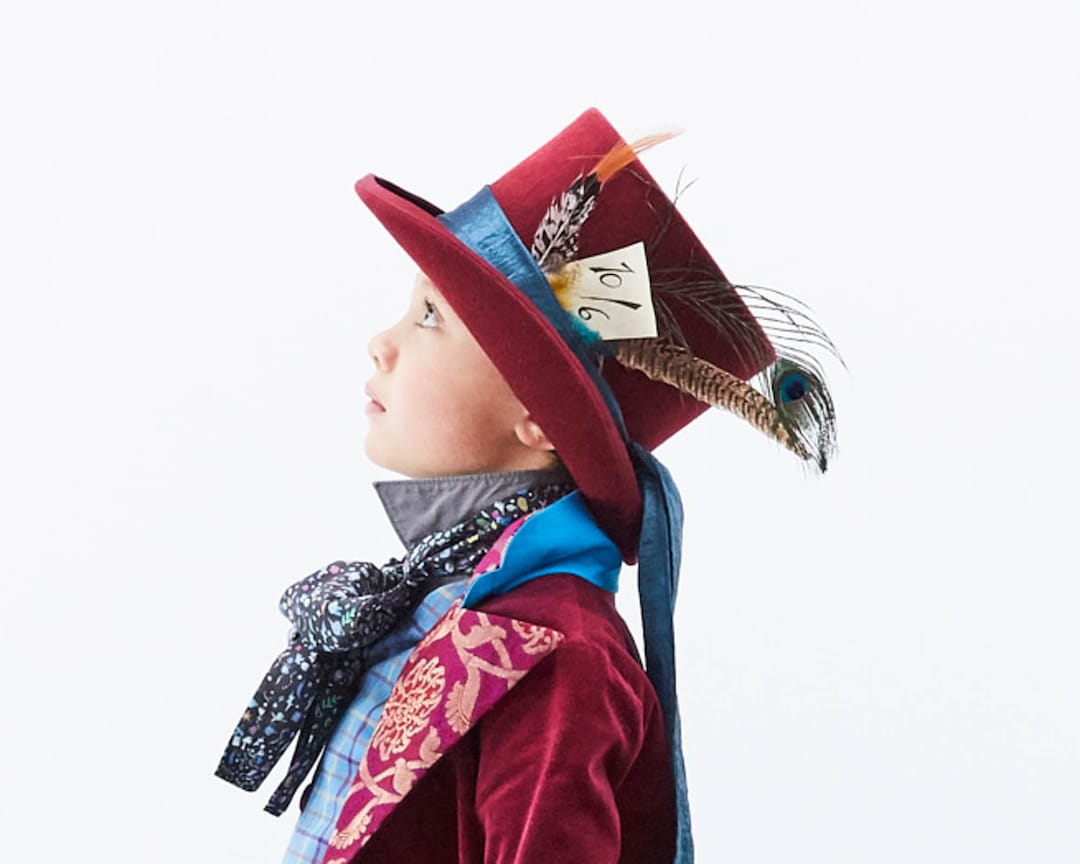 Cappello a cilindro da Cappellaio Matto per bambini per il costume