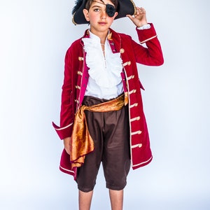 Captain Hook Velvet Pirate Coat image 5