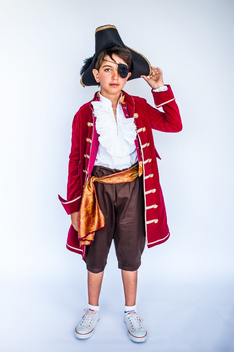 Captain Hook Velvet Pirate Coat image 5