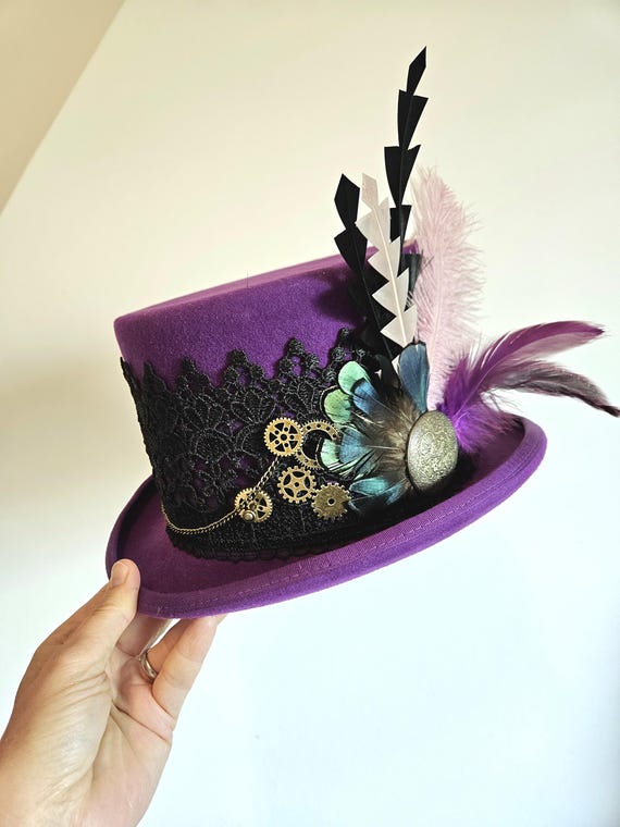 Original Handmade Feather Top Hat Original Handmade Feather Top Hat