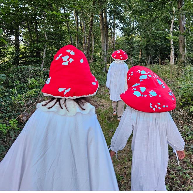 Chapeau champignon pour enfant – Chapeaux drôles en peluche unisexe | Casquette de fête avec large bord | Chapeau de champignons Accessoire de costume de cosplay | Pour adolescents et adultes