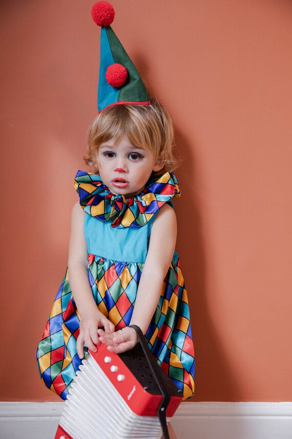 Costume da clown pittoresco per bambina