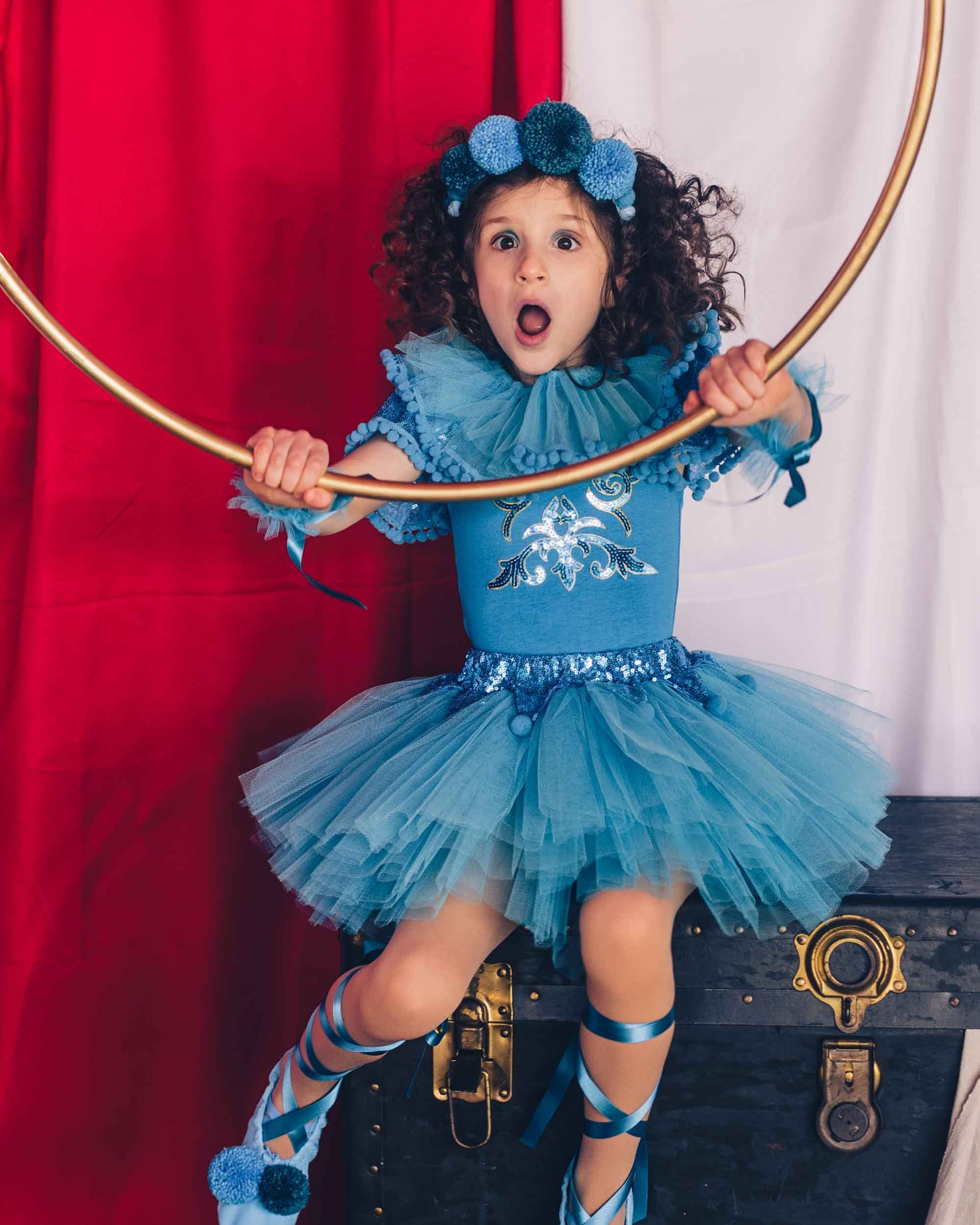 Disfraz de bailarina de circo acrobata tutu y leotardo para nina Etsy Mexico