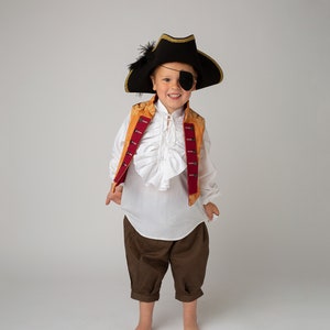 Costume d'Halloween, Carneval ou Anniversaire de Pirate pour enfant VESTES SEULEMENT image 4