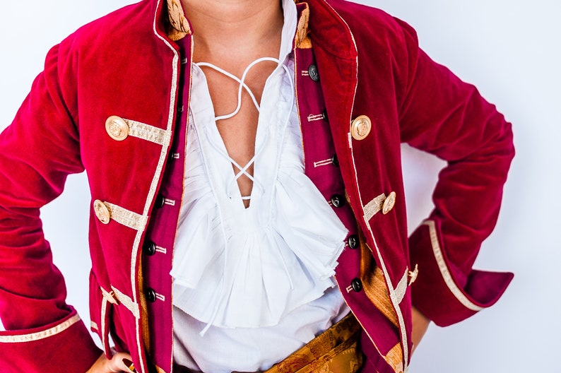 Captain Hook Velvet Pirate Coat image 6