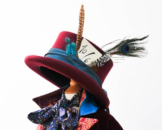 Cappello a cilindro da Cappellaio Matto per bambini per il costume di Alice  nel Paese delle Meraviglie -  Italia