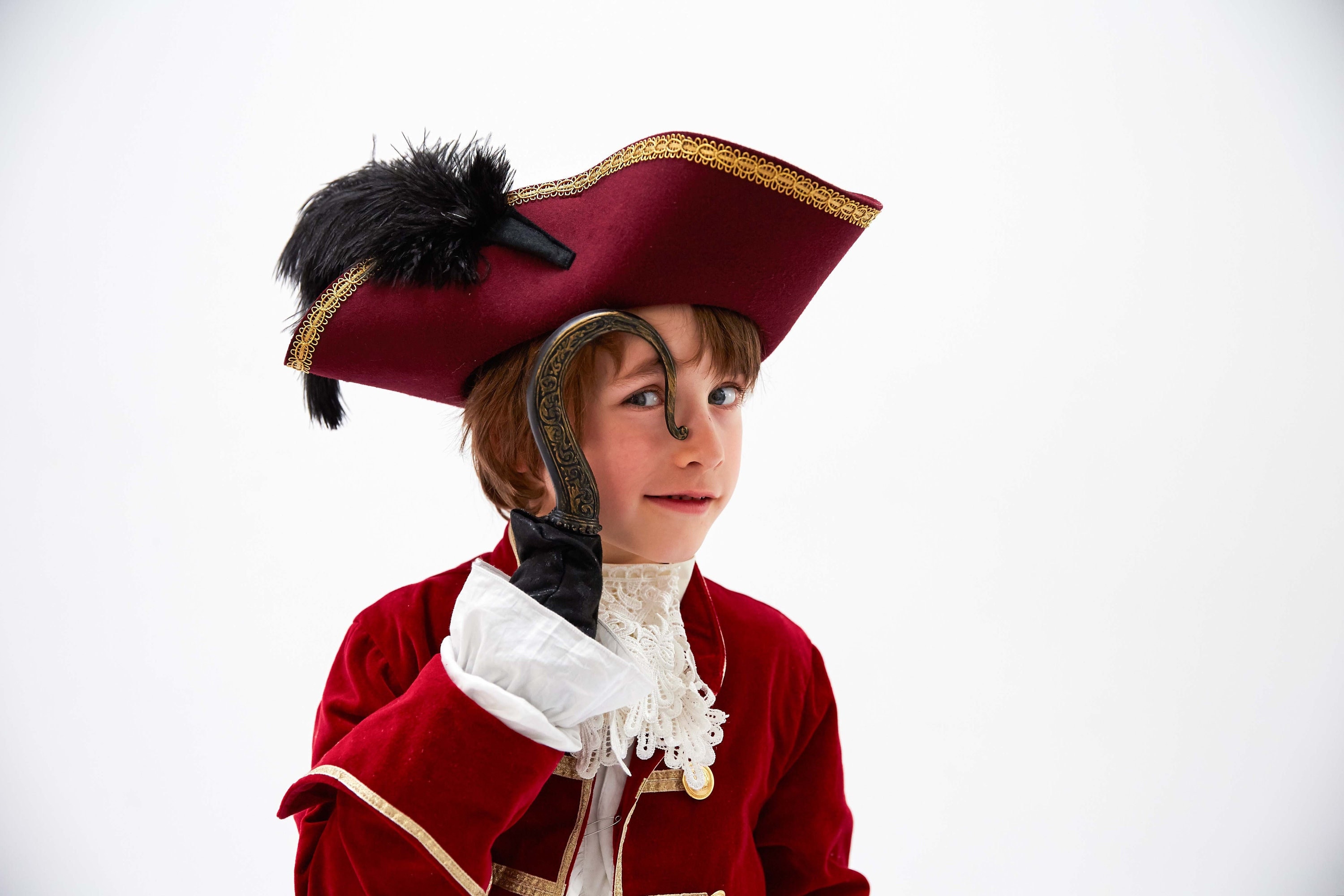Pirate Hat Wool Felt Tricorn Kids Hat Captain Hook's Hat 