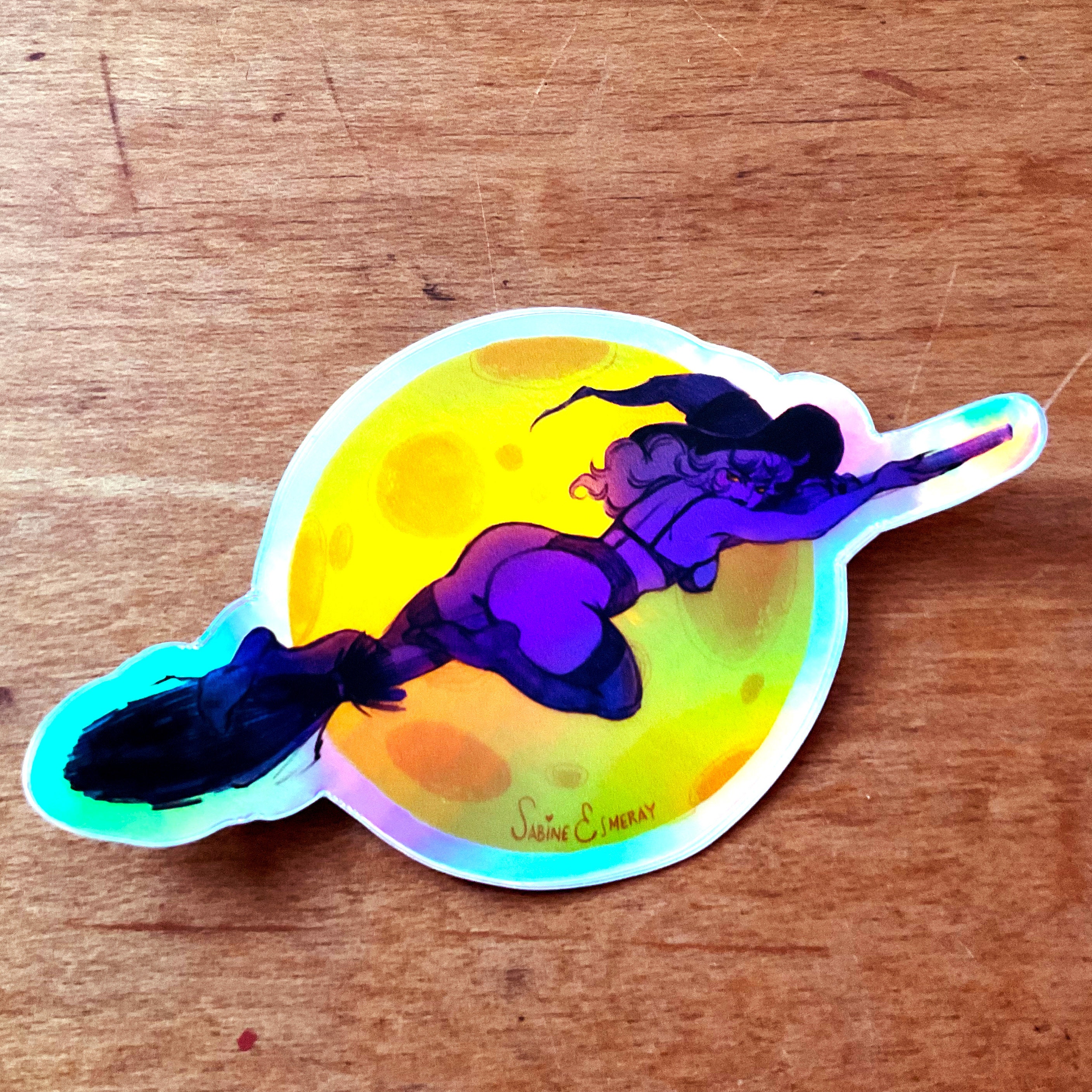 Witchy Pinup Sticker