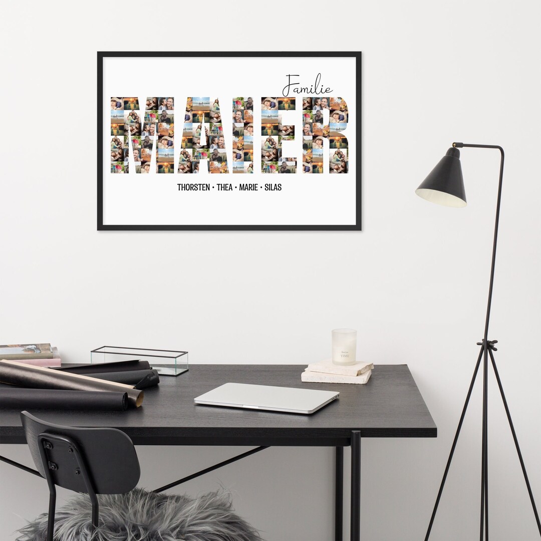 Personalized Family Poster Printmaking Personalized Poster Family With ...