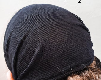 Black Headcoverings Veils Scarf Lightweight