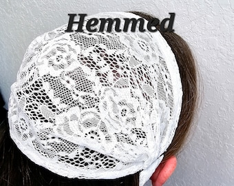 Lightweight White Headcoverings Christian Veils