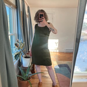 Green Shift Dress - Etsy
