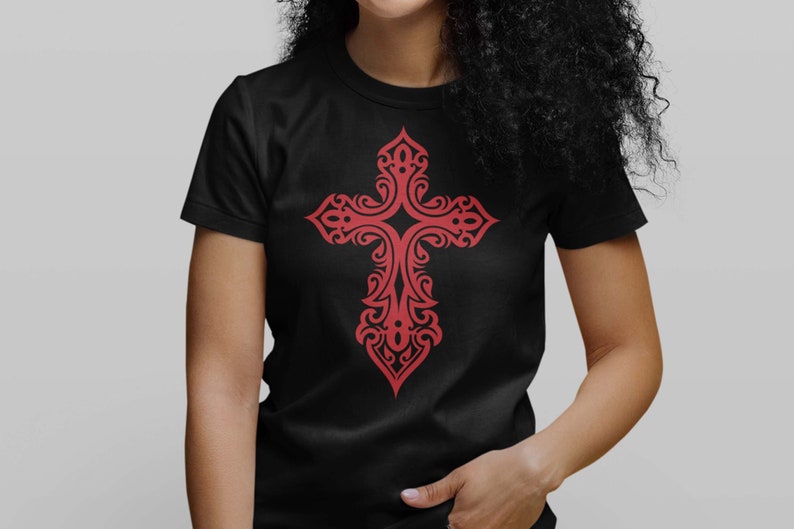Cross SVG Gothic Cross Shirt PNG Cross Shirt Design Cross - Etsy