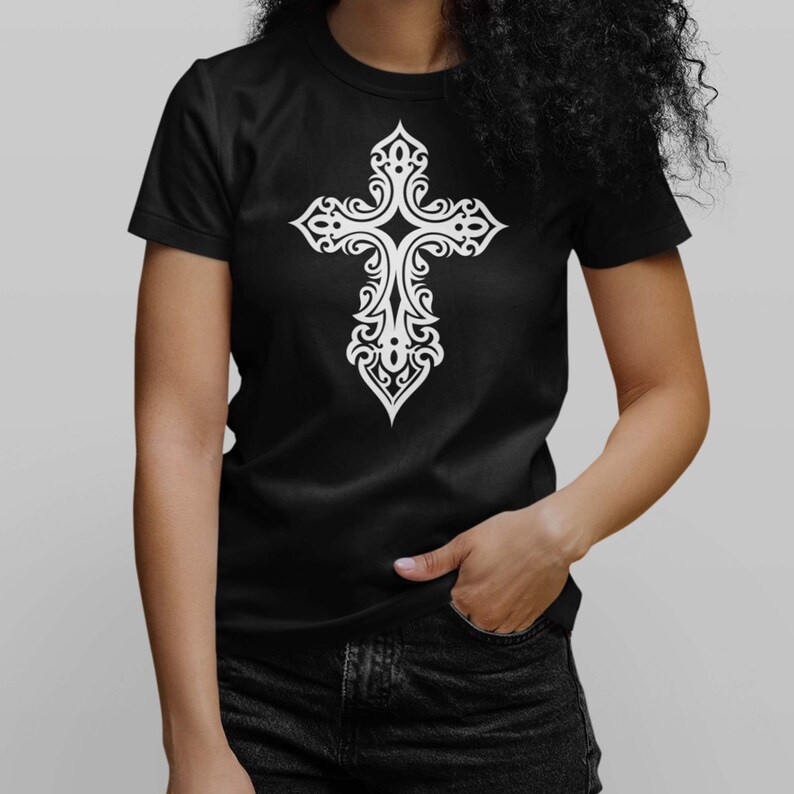 Cross SVG Gothic Cross Shirt PNG Cross Shirt Design Cross - Etsy