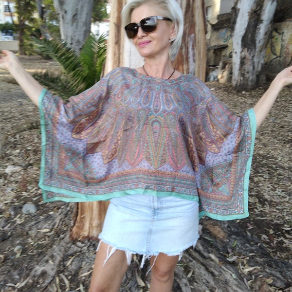 Silk Ponchotop