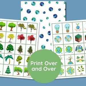 Earth Day Memory Game Printable PDF - Etsy