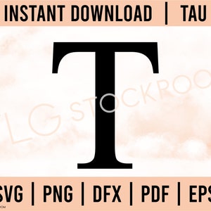 Griechischer Buchstabe Download, Tau Sofort Download, SVG, PNG, Tau griechischer Buchstabe, griechischer Buchstabe SVG, Tau