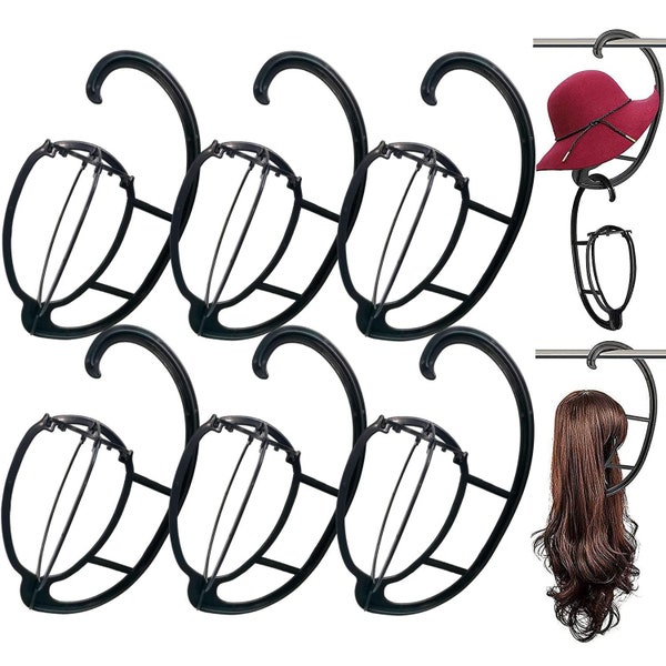 Hanging Wig Stand Wig Hanger for Multiple Wigs Holder Stand