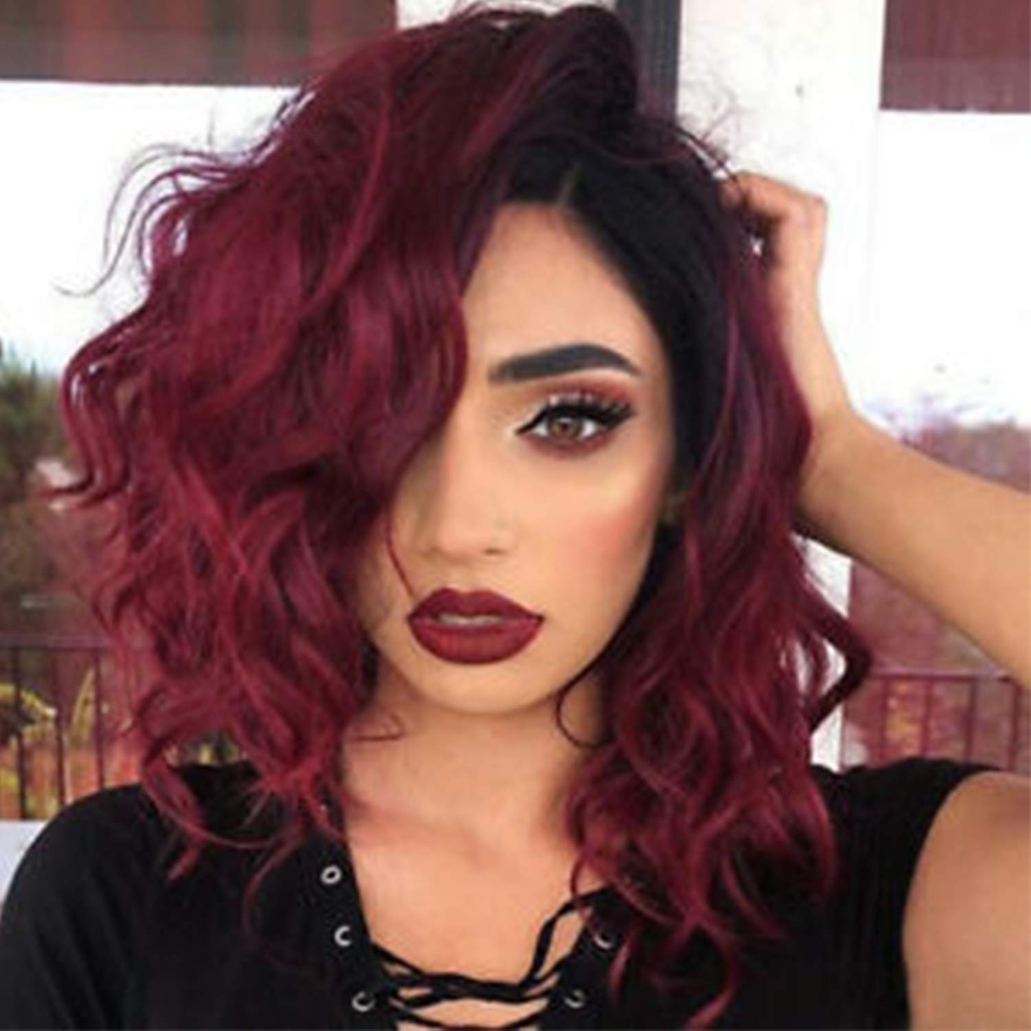Short Red Ombre Hair