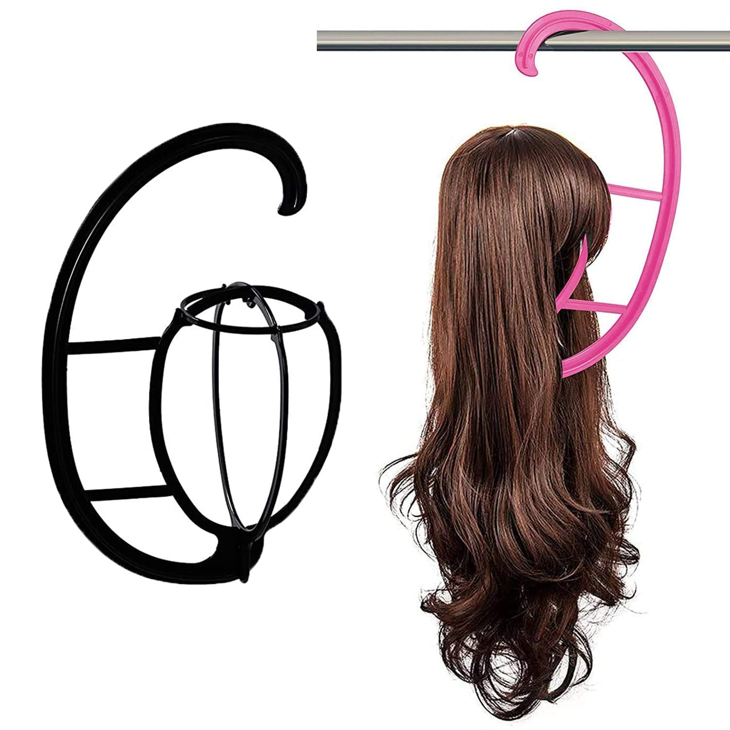 Collapsible Metal Wig Stand - Cancer & Chemotherapy Wig