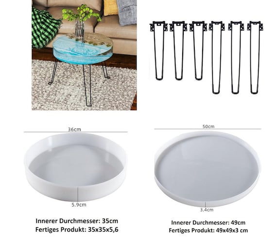 Moule En Silicone Rond à 4 Niveaux Pour Plateau De Service, Tour De Service à Plusieurs Niveaux, Moulage En Résine époxy, Moule En Résine époxy DIY - France