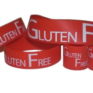 Multi Size 5 Piece Assortment - Gluten Free Identification Bands