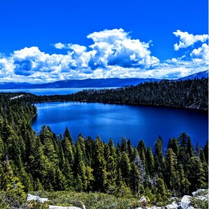 Cascade Lake, Lake Tahoe, South Lake Tahoe, Downloadable, Photography, Instant Download, Wall Art